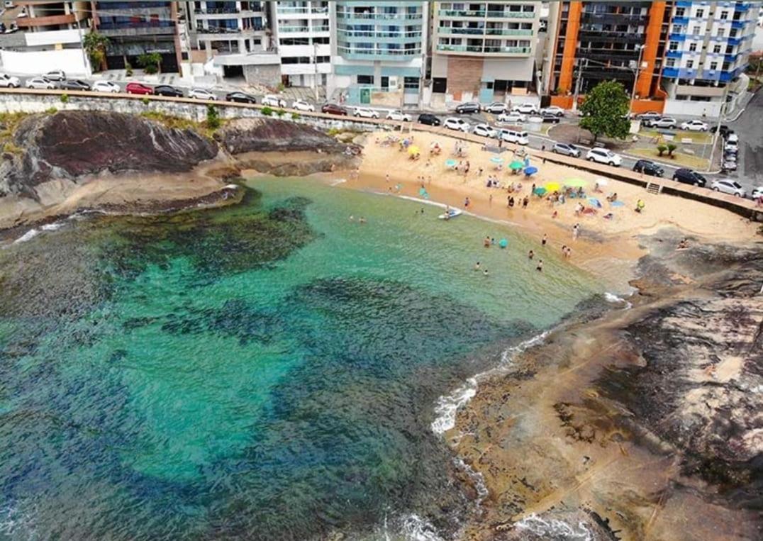 Apt Encantador Praia Do Morro 20 Metros Da Praia. Apartment Guarapari Bagian luar foto
