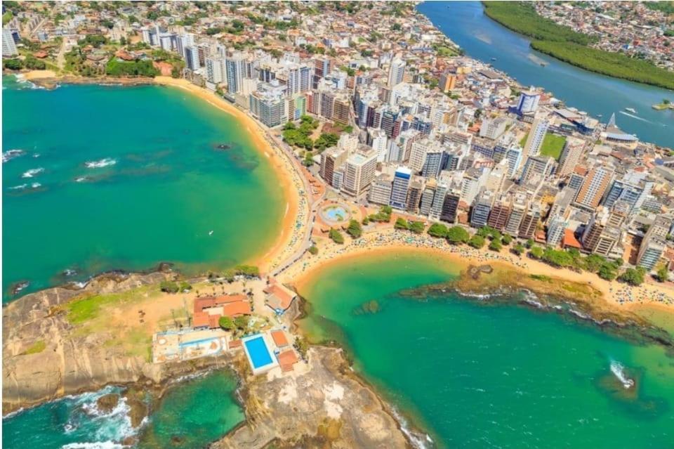 Apt Encantador Praia Do Morro 20 Metros Da Praia. Apartment Guarapari Bagian luar foto