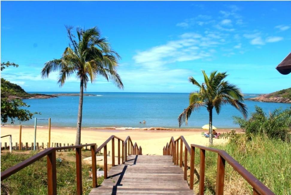 Apt Encantador Praia Do Morro 20 Metros Da Praia. Apartment Guarapari Bagian luar foto